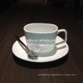 Italian Design Square Coffee Cup, Ceramic Cup For Hotel & Restaurant, Gifted Boxes Allowed Cup